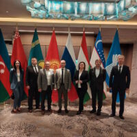 ОАО «НИИ Стройэкономика» приняла участие в XLVI заседании Межправительственного совета по сотрудничеству в строительной деятельности государств-участников СНГ, который проводился 28-29 октября в г. Ташкенте Сотрудники ОАО «НИИ Стройэкономика» в составе директора Мановой В.В., зам. директора Бахмата А.Б., главного научного сотрудника Мартынова С.А. в составе белорусской делегации под руководством заместителя министра архитектуры и строительства Республики Беларусь Балашенко А.А. приняли участие в XLVI заседании Межправительственного совета по сотрудничеству в строительной деятельности государств-участников СНГ, которое проводилось 28-29 октября в г. Ташкенте.