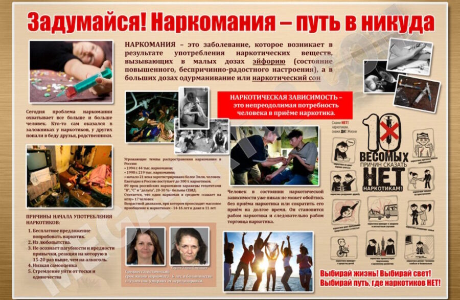 Профилактика пьянства, алкоголизма, наркопотребления, суицида